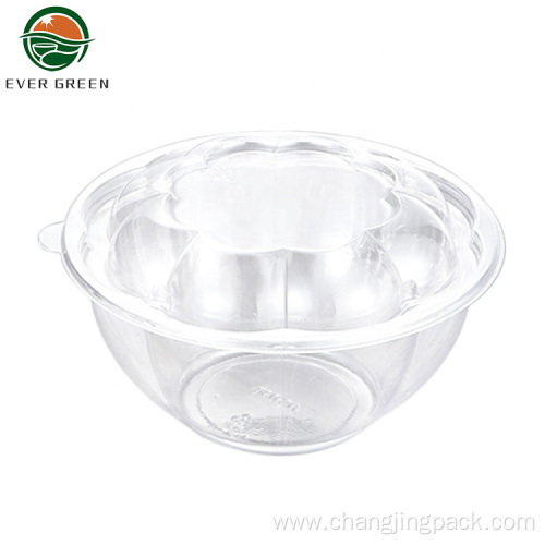 Plastic Serving Disposable Salad Togo Containers Bowls